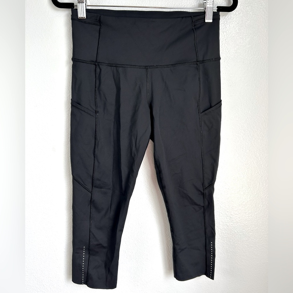 Lululemon Fast and Free Cropped High Rise Tights